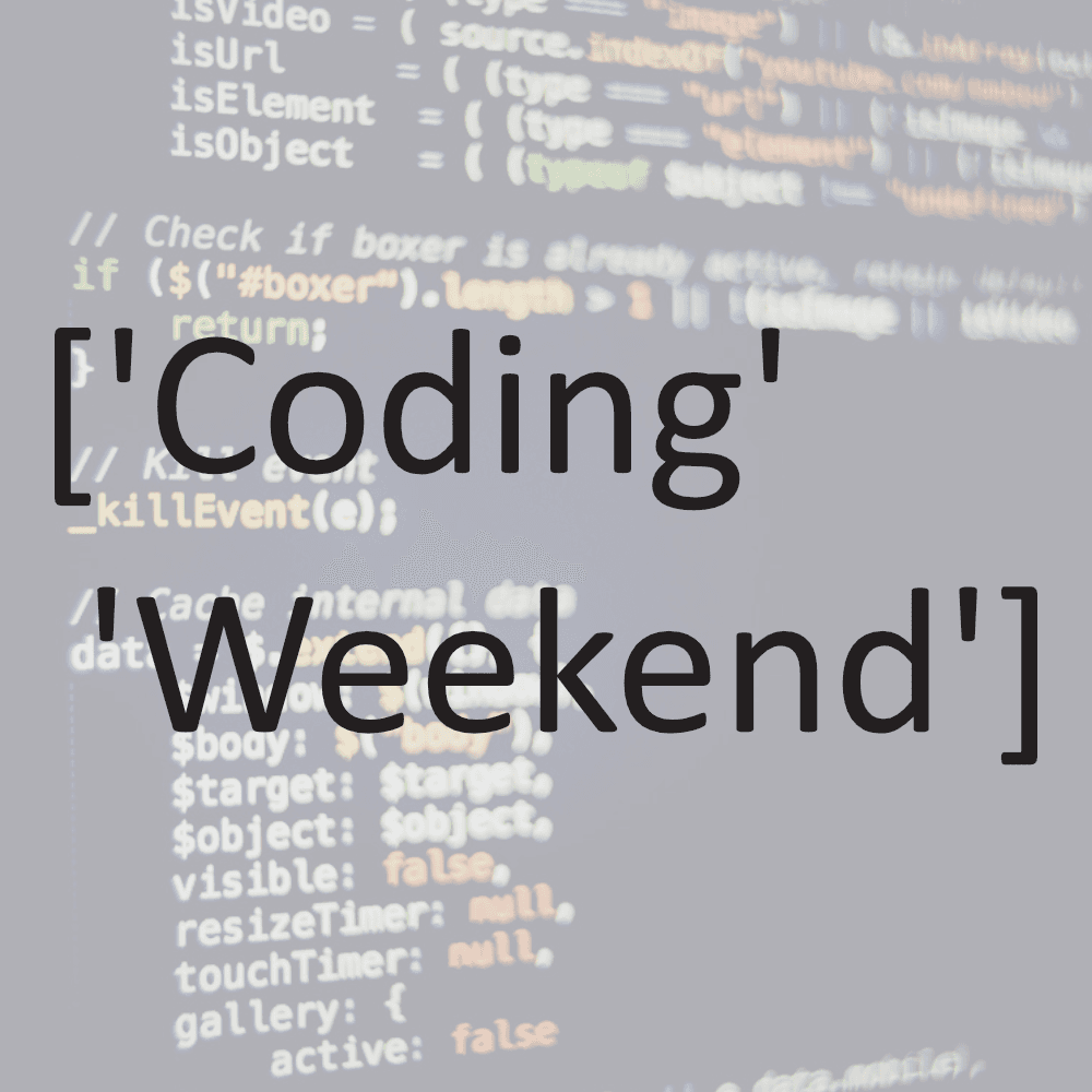 Coding Weekend